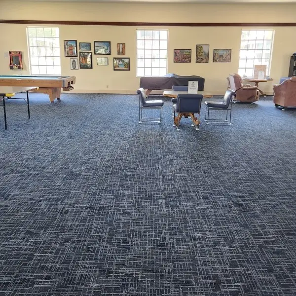 Commercial carpet cleaning for an Oakland Park community clubhouse