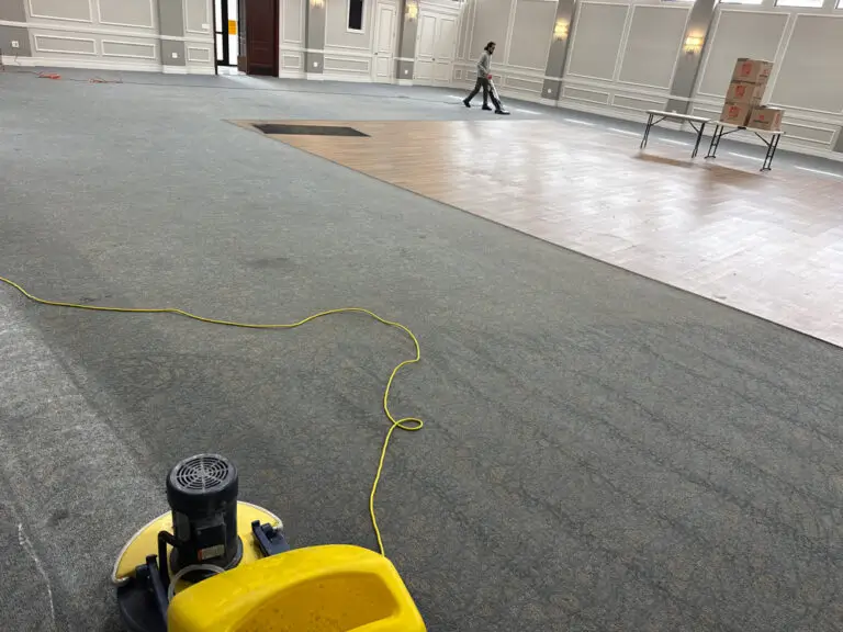 Deep carpet cleaning for a church hall in Fort Lauderdale